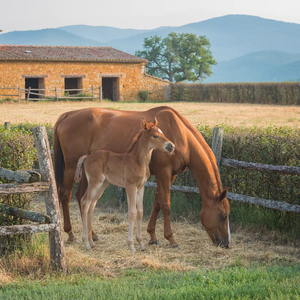 Élevage de chevaux, Écuries des Effeuillers, Champier
